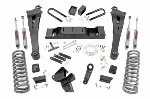Rough Country - 37830 | Rough Country 5 Inch Lift Kit With Radius Arm For Ram 3500 4WD | 2019-2023 | Upgraded AISIN Transmission - Image 1