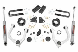 500010 | Rough Country 3.5 Inch Lift Kit For Ford Ranger 4WD | 2019-2024 | Premium N3, Factory Aluminum Knuckles