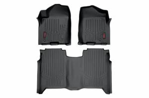 M-81602 | Heavy Duty Floor Mats [Front/Rear] - (04-15 Nissan Titan | Crew Cab)