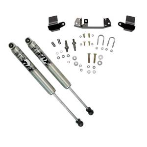 92718 | Superlift Dual Steering Stabilizer Kit Fox 2.0 Cylinders (2003-2008 Ram 2500/3500 4WD