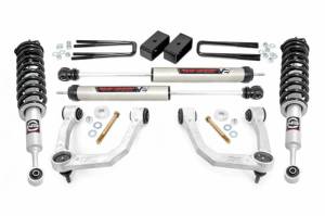 74271 | Rough Country 3.5 Inch Lift Kit With Upper Control Arms For Toyota Tacoma 2/4WD | 2005-2023 | Front Lifted Struts, Rear V2 Monotube Shocks