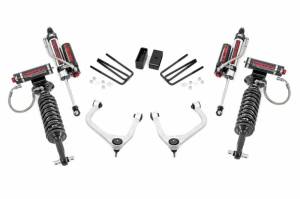 29550 | Rough Country 3.5 Inch Lift Kit With Aluminum Control Arms Vertex Coilovers / Vertex Rear Shocks (2019-2024 Silverado 1500 2WD/4WD | Multi Leaf Springs)