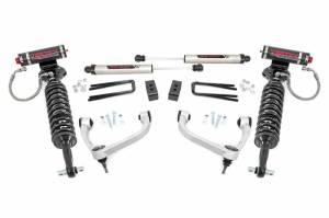 54557 | 3 Inch Ford Bolt-On Arm Lift Kit w/ Vertex Coilovers & V2 Monotube Shocks (14-20 F-150 4WD)