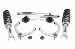 31231 | Rough Country 3 Inch Lift Kit With Upper Control Arms For Ram 1500 (2012-2018) / 1500 Classic (2019-2023) 4WD | Lifted N3 Struts, Premium N3 Shocks
