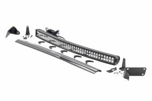 Rough Country - 70570B | Dodge 40-inch Curved LED Light Bar Hidden Bumper Kit  w/Black Series LED (10-18 Ram 2500/3500) - Image 1