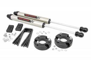 57170 | Rough Country 2 Inch Lift Kit For Ford F-150 2/4WD | 2021-2023 | V2 Monotube Shocks