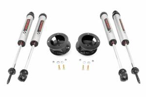 Rough Country - 37775 | Rough Country 2.5 Inch Leveling Kit For Ram 2500 (2014-2023) / 3500 (2013-2023) 4WD | V2 Shocks, Factory Rear Coil Springs - Image 1