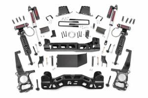 57650 | 6 Inch Ford Suspension Lift Kit w/ Vertex Coil Overs, Vertex Adjustable Shocks