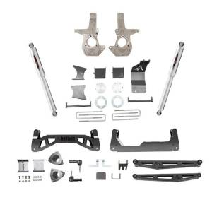 150201BK | Belltech 7 Inch Complete Lift Kit with Trail Performance Shocks (2007-2016 Silverado, Sierra 1500 | OEM Cast Steel Control Arms)