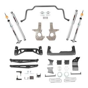 Belltech - 150201TPS | Belltech 7-9 Complete Lift Kit with Trail Performance Struts / Shocks & Front Sway Bar (2007-2016 Silverado, Sierra 1500 2WD/4WD | OEM Cast Steel Control Arms) - Image 1