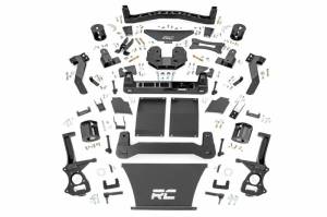 10900 | Rough Country 6 Inch Lift Kit Strut Spacers / Shock Extensions (2021-2024 Suburban, Yukon XL 4WD)