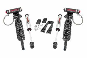 52257 | Rough Country 2 Inch Lift Kit With Lifted Struts For Ford F-150 4WD | 2009-2013 | Vertex Coilovers, V2 Monotube Shocks