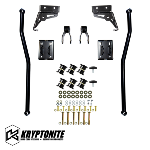 KRTB10 | Kryptonite Death Grip Full Floating Traction Bar Kit (2001-2010 Silverado, Sierra 2500 HD, 3500 HD)