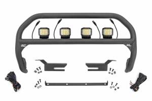51050 | Rough Country Nudge Bar with 3 Inch Osram Wide Angle Series Lights (2021-2024 Bronco 4WD)