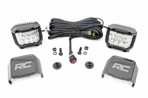 Rough Country - 71050 | Rough Country LED Ditch Light For Ford Bronco | 2021-2023 | 3" Osram Wide Angle Series - Image 1
