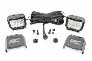 Rough Country - 71050 | Rough Country LED Ditch Light For Ford Bronco | 2021-2023 | 3" Osram Wide Angle Series - Image 1