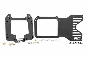 Rough Country - 51055 | Rough Country Spare Tire Relocation For Ford Bronco 4WD | 2021-2023 | Relocation And Reinforcement Bracket - Image 1