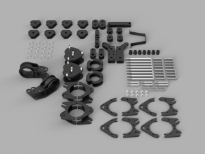 222999 | Traxda 3.5 Inch Front 3.0 Inch Rear Suspension Lift Kit (2017-2024 Rdigeline 2WD/4WD/AWD, 2016-2022 Pilot 2WD/4WD/AWD | 2019-2024 Honda Passport 2WD/4WD/AWD)