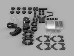 222999 | 3.5 Inch Honda Suspension Lift Kit - 3.5 F / 3.0 R