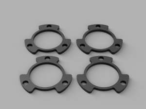 101060 | Traxda 1.0 Inch Front Suspension Leveling Kit (2019-2024 Ranger 2WD/4WD)