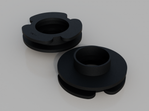101062 | Traxda 2.0 Inch Front Suspension Leveling Kit (2019-2024 Ranger 2WD/4WD)