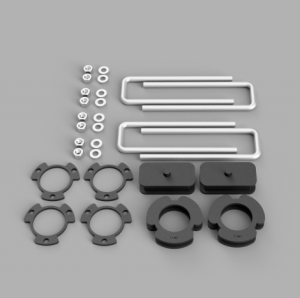 101075 | Traxda 3.0 Inch Front / 1.0 Inch Rear Suspension Lift Kit (2019-2024 Ranger 4WD)