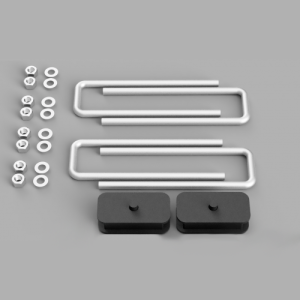 101076 | Traxda 1.5 Inch Rear Block and  U Bolt Kit (2019-2024 Ranger 4WD)