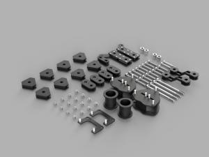 222070 | Traxda 3.0 Inch Front / 3.0 Inch Rear Suspension Lift Kit (2018-2024 Odyssey FWD)