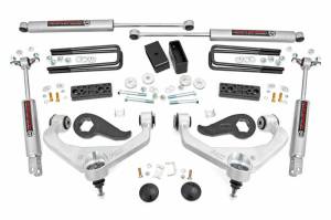 95630 | Rough Country 3 Inch Lift Kit With Aluminum Upper Control Arms N3 Shocks (2020-2025 Silverado, Sierra 3500 HD 2WD/4WD | Dual Rear Wheel | Factory Rear Over Loads)