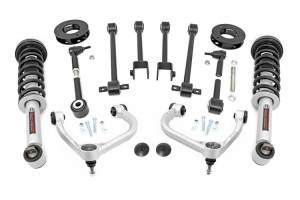 40231 | Rough Country 3 Inch Lift Kit With Upper Control Arms For Ford Expedition 4WD | 2018-2023 | Lifted N3 Struts