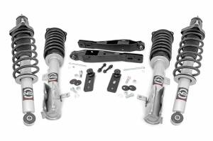 66532 | Rough Country 2 Inch Lift Kit With N3 Front & Rear Struts For Jeep Compass (2012-2016) / Patriot (2010-2017)