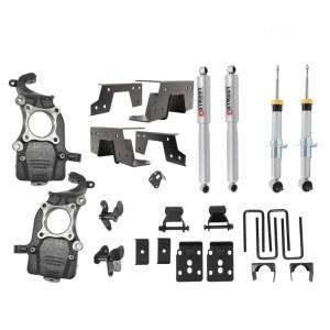 1051SP | Belltech 2 to 5.5 Inch Front / 6.5 Inch Rear Complete Lowering Kit with Street Performance Shocks (2021-2023 F150 2WD)