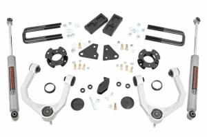 500011 | Rough Country 3.5 Inch Lift Kit For Ford Ranger 4WD | 2019-2024 | Premium N3, Factory Cast Steel Knuckles