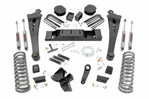 38430 | Rough Country 5 Inch Lift Kit AISIN For Diesel Ram 3500 4WD (2019-2025) | Premium N3 Shocks