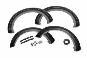 Rough Country - A-F11811 | Rough Country Defender Fender Flares For Ford F-150 2/4WD (2015-2020) | Flat Black - Image 1