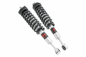 502075 | Rough Country 0-2 Inch Front M1 Adjustable Monotube Leveling Struts For Toyota Tacoma | 2005-2023