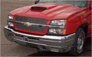 707603 | Reflexxion Steel Cowl Non Functional Ram Air Hood For Chevrolet Avalanche/Silverado | 2003-2006 | Unpainted