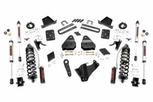 53158 | Rough Country 6 Inch Coilover Conversion Lift Kit For Ford F-250 Super Duty | 2011-2014 | Diesel, No Rear Factory Spring, Rear V2 Shocks