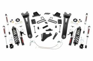 53858 | Rough Country 6 Inch Coilover Conversion Lift Kit With Radius Arm For Ford F-250/F-350 Super Duty | 2008-2010 | Diesel, Rear V2 Shocks