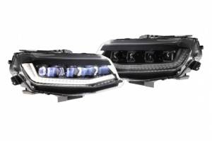 LF403 | Morimoto XB LED Headlights With Sequential Turn Signals For Chevrolet Camaro | 2016-2018 | Pair