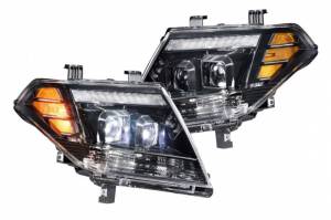 Morimoto - LF475 | Morimoto XB Hybrid LED Headlights For Nissan Frontier | 2009-2020 | Pair - Image 1