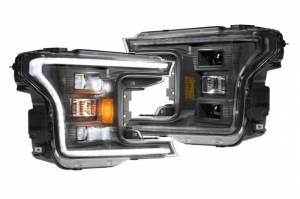 Morimoto - LF551 | Morimoto XB Hybrid LED Headlights With White DRL For Ford F-150 | 2018-2020 | Pair - Image 1