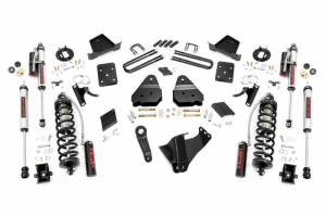53059 | Rough Country 4.5 Inch Coilover Conversion Lift Kit For Ford F-250 Super Duty | 2011-2014 | No Rear Factory Springs, Vertex Adjustable Shocks