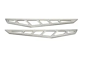 51343 | McGuaghys Billet Face Plates RAW (fits Traction Bars) 2020-2025 GM 2500/3500 Truck