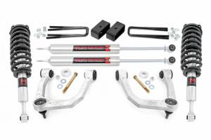 74240 | Rough Country 3.5 Inch Lift Kit With Upper Control Arms For Toyota Tacoma 4WD | 2005-2022 | Front M1 Struts, Rear M1 Shocks