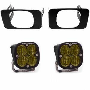 447718 | Baja Designs Squadron SAE Pocket Kit Amber Fog Lights for Ford F-150, F-250/F-350 Super Duty | 2015-2021