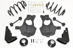 34216 | McGaughys 3 to 4 Inch Front / 5 Inch Rear Lowering Kit 2014-2020 GM SUV 1500 2WD Non-Auto Ride