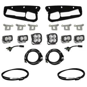 447763UP | Baja Designs Squadron Pro/S2 Sport Pocket Kit Fog Lights With Upfitter Connector For Ford Bronco | 2021-2022