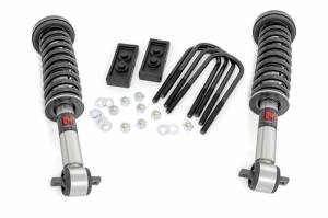 Rough Country - 510040 | Rough Country 2.5 Inch Lift Kit For Ford F-150 Tremor 4WD | 2021-2023 | M1 Monotube Strut - Image 1