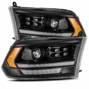 AlphaREX - 880520 | AlphaRex LUXX-Series (5th Gen 2500 Style) LED Projector Headlights For Ram 1500 / 2500 / 3500 (2009-2018) | Alpha-Black - Image 1